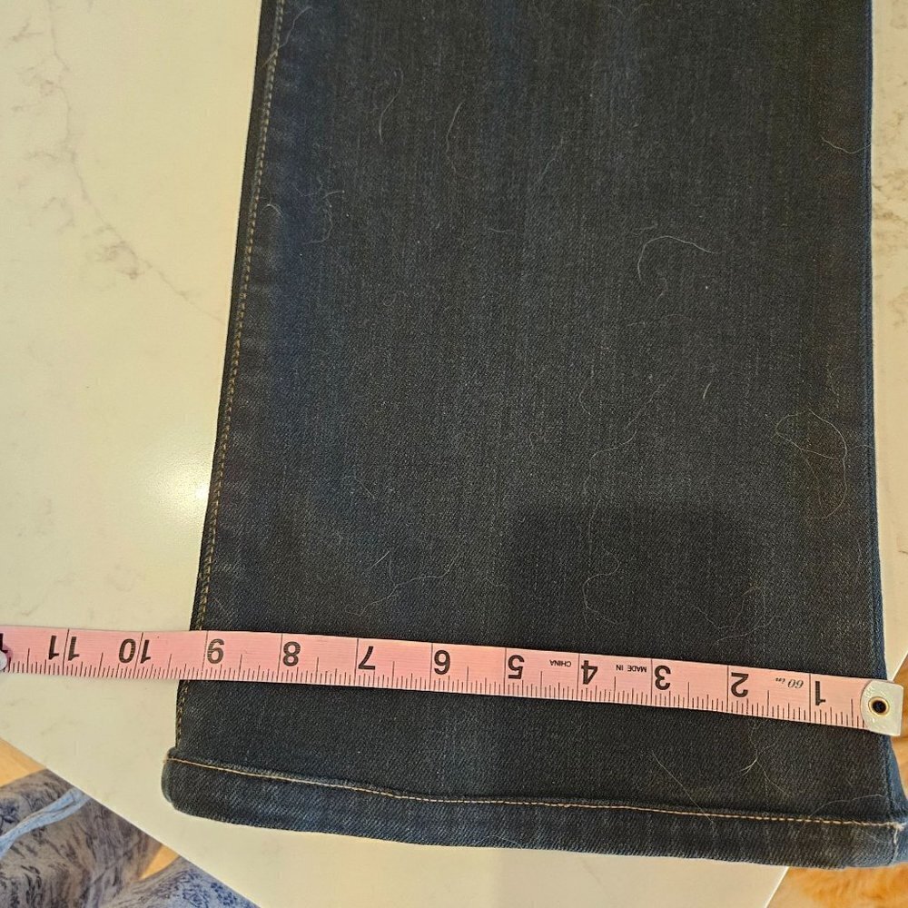 Lauren Jeans Co. LRL Leather Tag Premium Blue Mom Jeans Size 12, Waist 35" - Picture 8 of 11